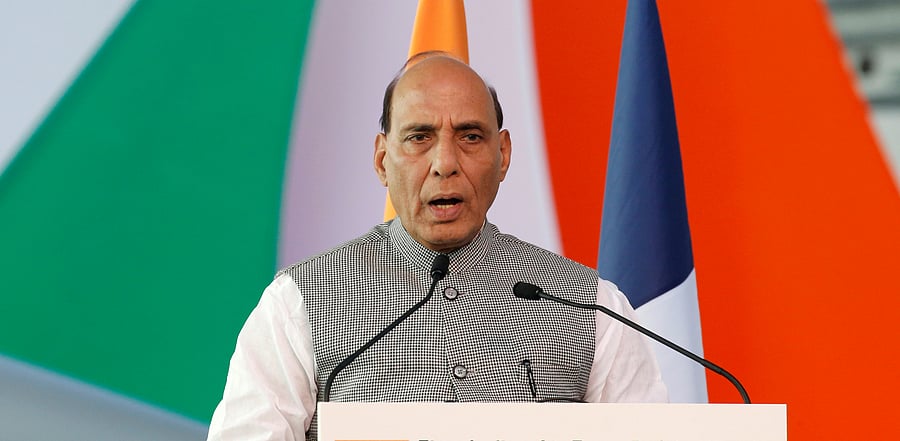 Union Defence Minister Rajnath Singh. Credit: Reuters File Photo
