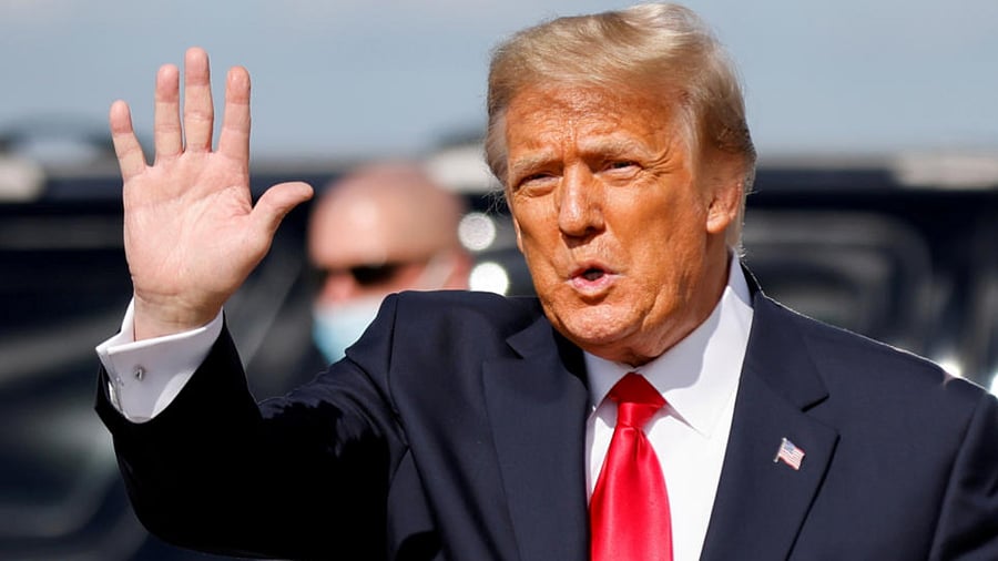 Former US President Donald Trump. Credit: Reuters File Photo