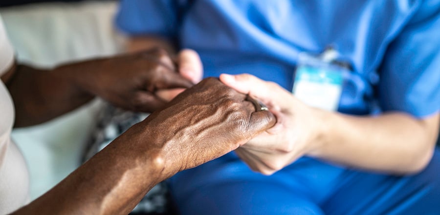 The researchers found that out of 15,770 patients with Covid-19 in the records analyzed, 810 of them also had dementia. Credit: iStock photo. 