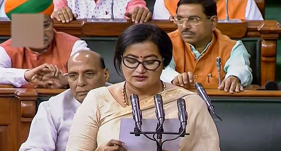 MP from Mandya Sumalatha Ambarish. Credit: PTI File Photo
