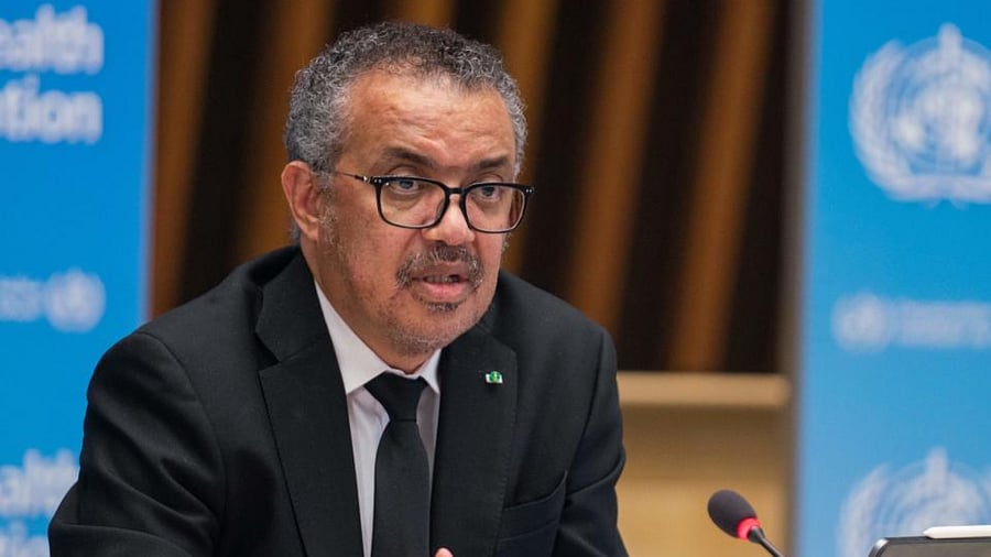 WHO Chief Tedros Adhanom Ghebreyesus. Credit: AFP Photo