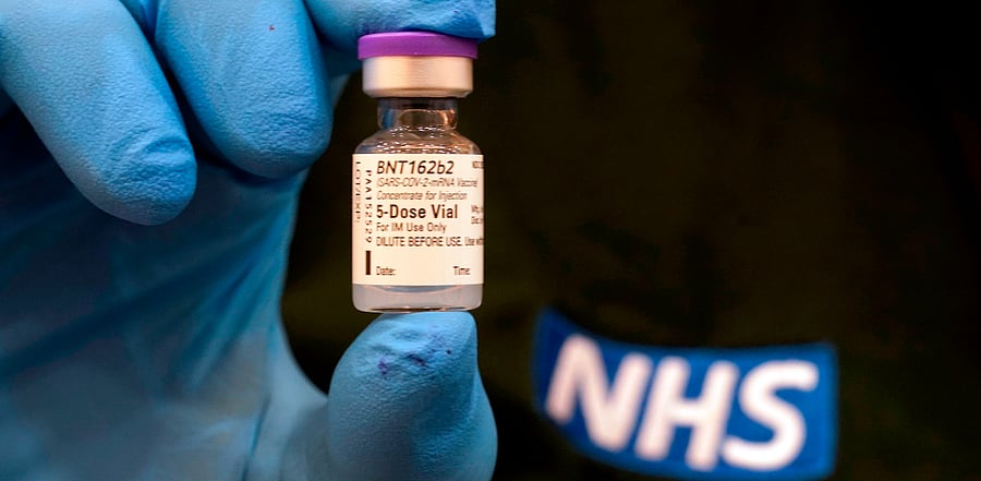 More than 14 million Britons have received the first dose of a Covid-19 vaccine so far. Credit: AFP Photo