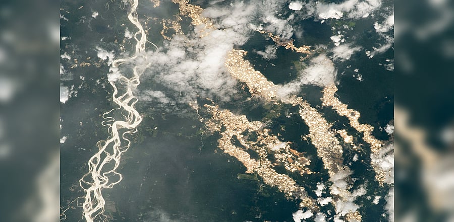 The precious metal is the currency of choice there. Photo credit: NASA earth observatory. 