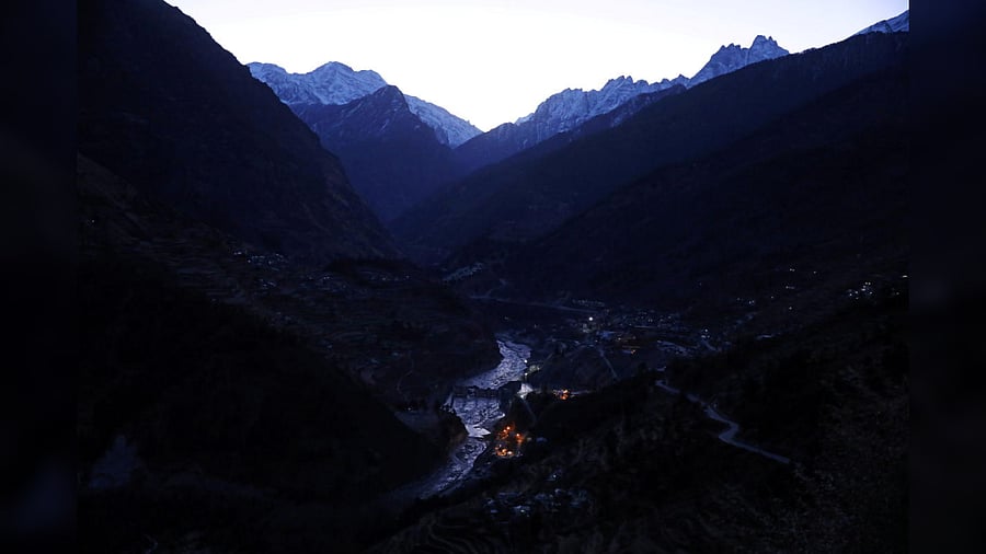 Rescue teams work during a rescue operation at a tunnel after a part of a glacier broke away, in Tapovan in the northern state of Uttarakhand, India, February 11, 2021. Credit: Reuters Photo