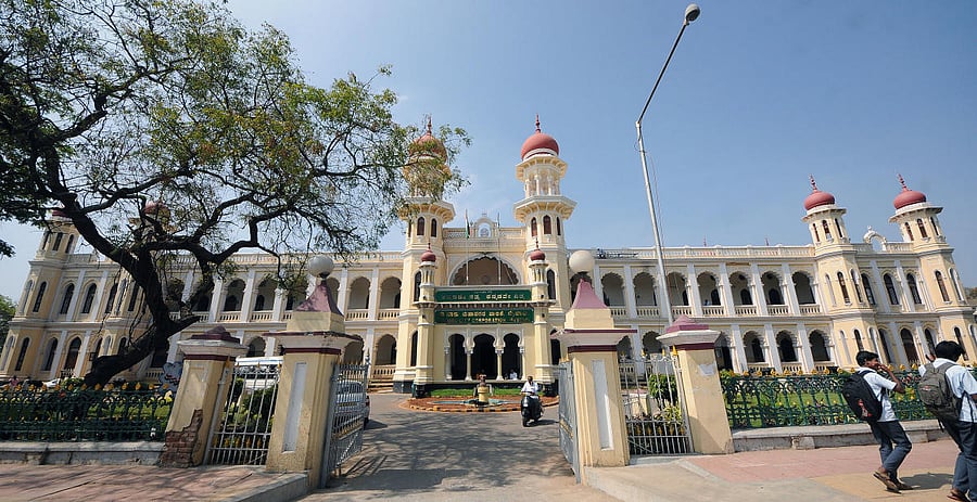 A view of Mysuru City Corporation building. DH FILE PHOTO