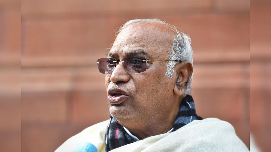 Senior Congress leader Mallikarjun Kharge. Credit: PTI Photo