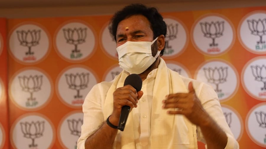 Union Minister G Kishan Reddy. Credit: Twitter/@kishanreddybjp