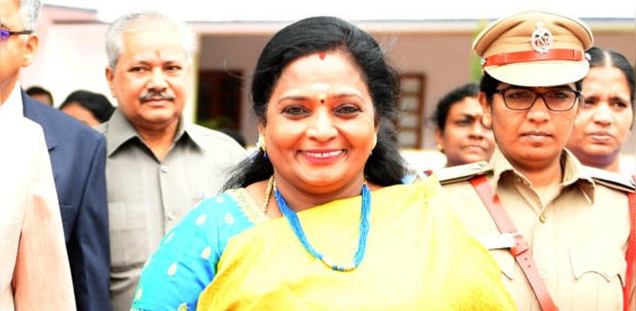 Puducherry Lt Governor Tamilisai Soundararajan. Credit: DH Photo