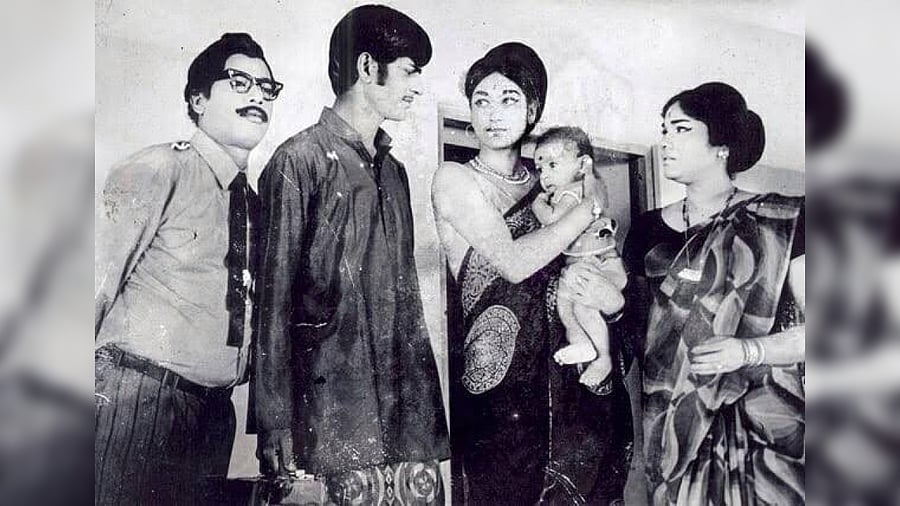 A still from the film ‘Bisatthi Babu’ (first to win the state award). 