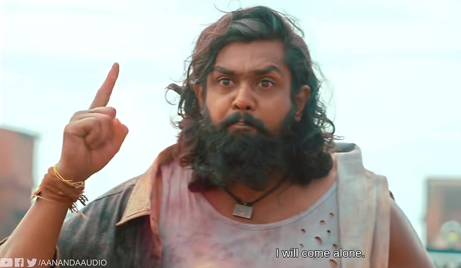 Dhruva Sarja in 'Pogaru'.