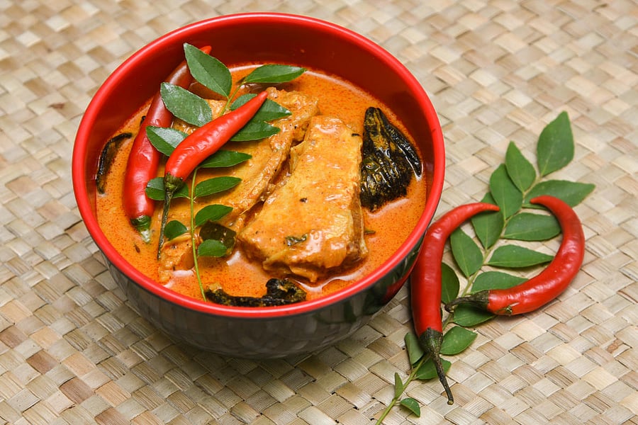 Spicy Barracuda fish curry