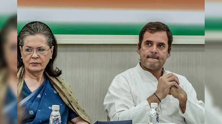 Sonia Gandhi and Rahul Gandhi. Credit: Getty Images