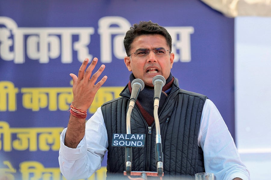 Senior Congress leader Sachin Pilot. Credit: PTI Photo
