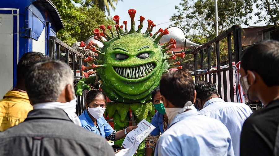 The total number of coronavirus cases in the country stands at 1,10,05,850. Credit: PTI Photo