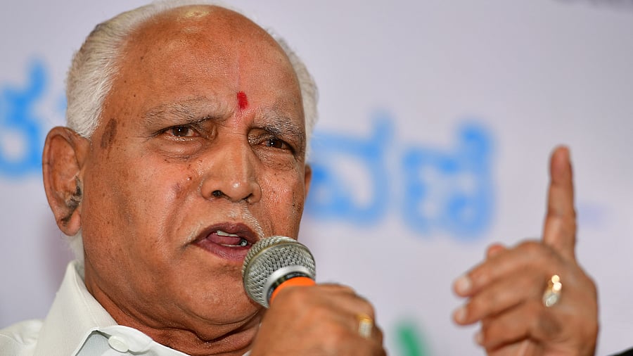 Karnataka Chief Minister BS Yediyurappa. Credit: PTI Photo