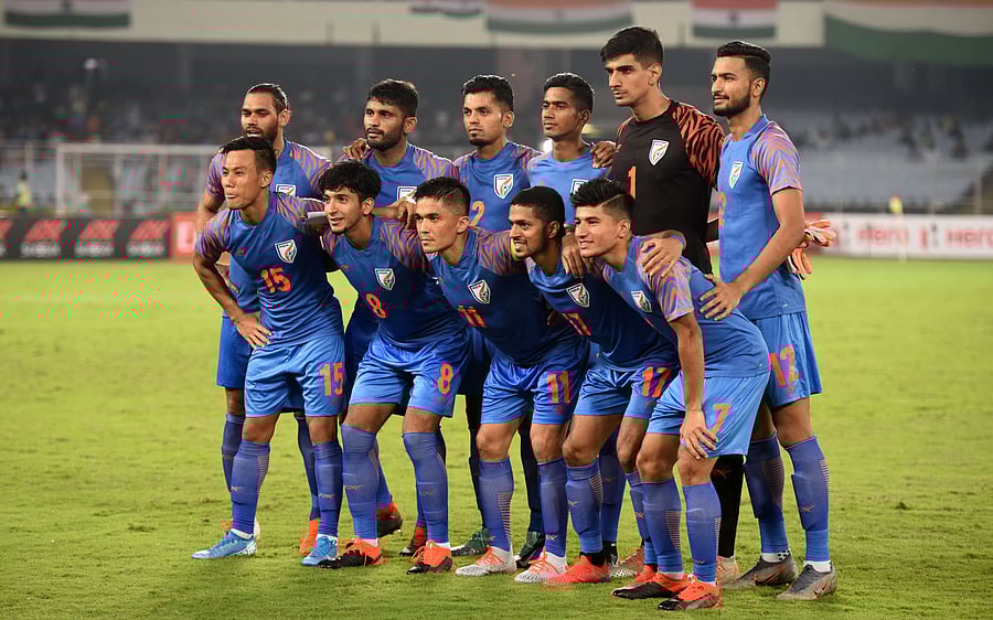 Indian Football Team. Credit: Twitter/@IndianFootball