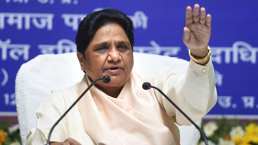 BSP supremo Mayawati. Credit: PTI file photo.