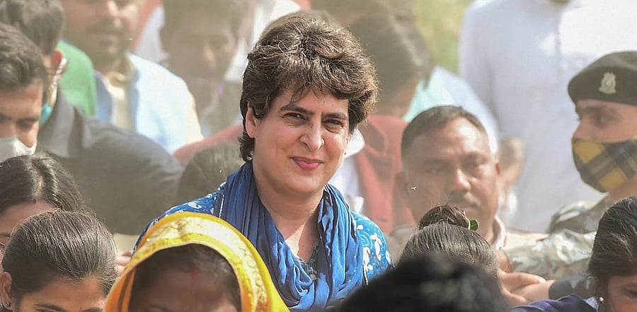 The Congress leader went on to add that this government is bent upon selling everything the country has. Credit: AFP photo.