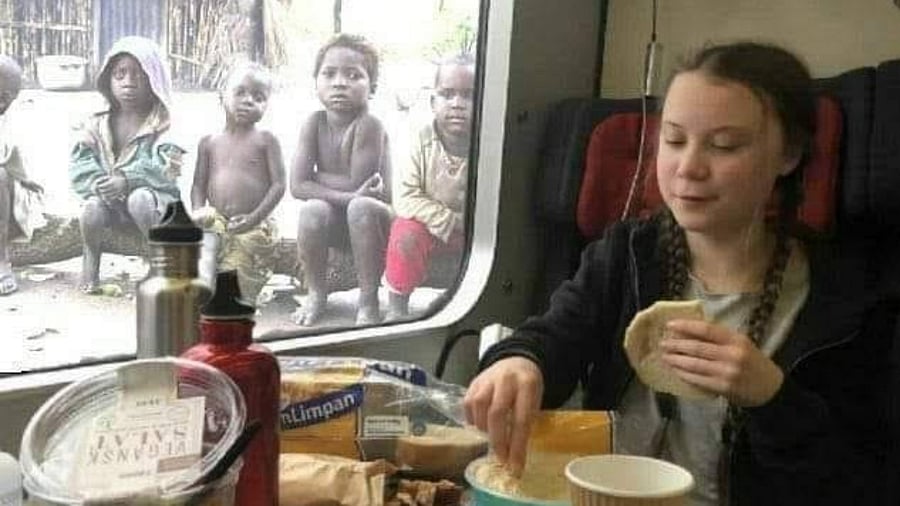 The fake image being circulated on social media. Credit: Twitter/@bembadep.