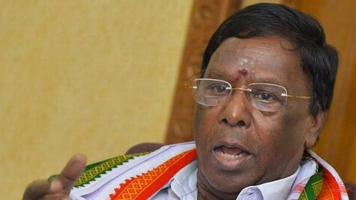 Former Puducherry CM Narayanasamy. Credit: DH Photo