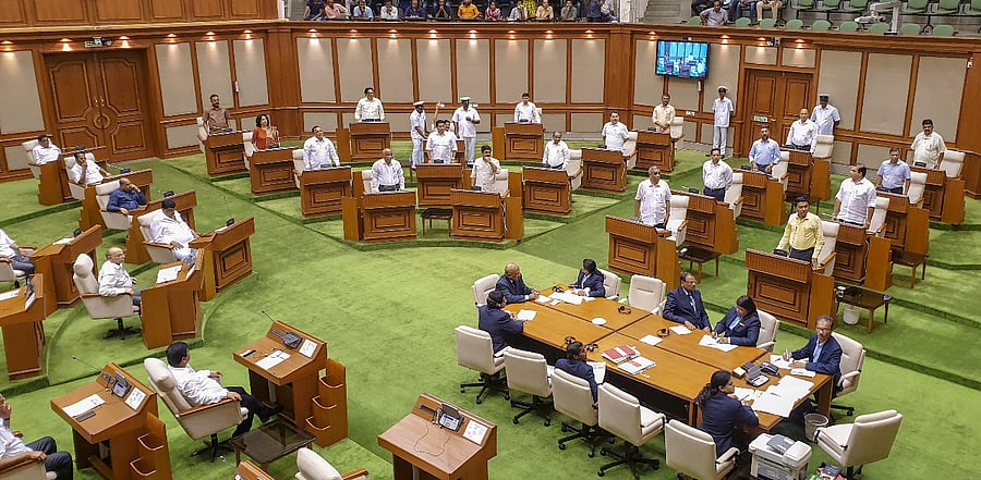 A view inside Goa's Assembly. Credit: PTI File Photo