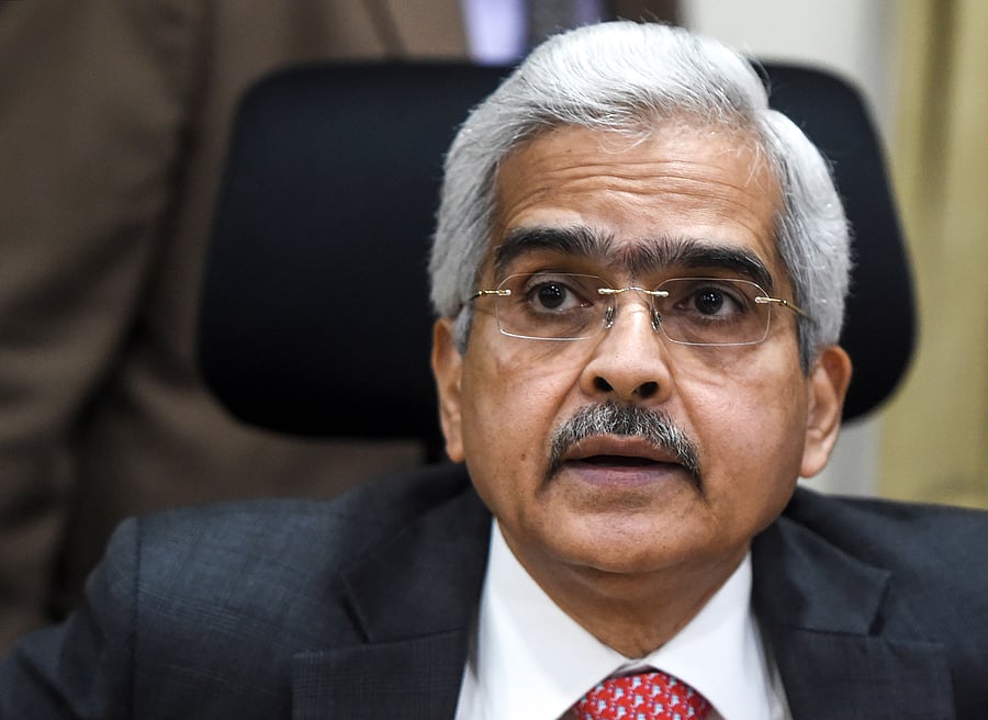 Reserve Bank of India Governor Shaktikanta Das. Credit: AFP File Photo