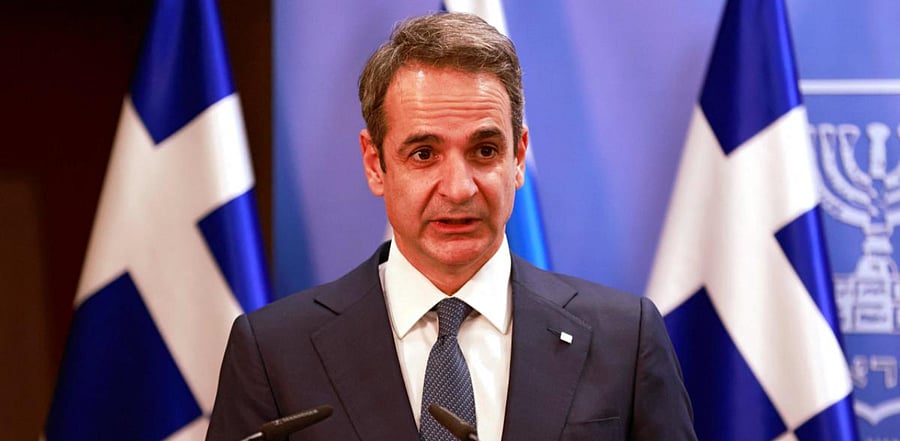 Greek Prime Minister Kyriakos Mitsotakis. Credit: AFP Photo