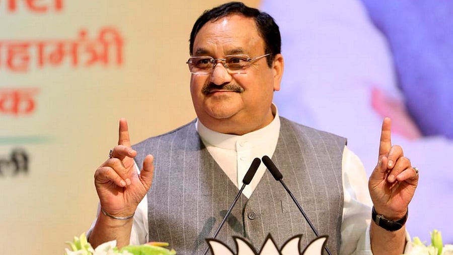  BJP President J P Nadda. Credit: PTI Photo