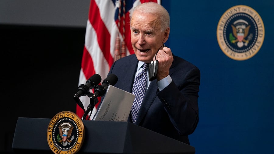 US President Joe Biden. Credit: AP/PTI Photo