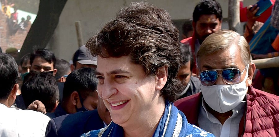 Congress leader Priyanka Gandhi Vadra. Credit: PTI Photo