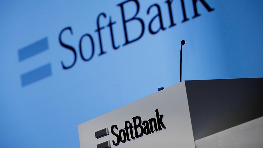 SoftBank Corp's logo is pictured at a news conference in Tokyo. Credit: Reuters Photo