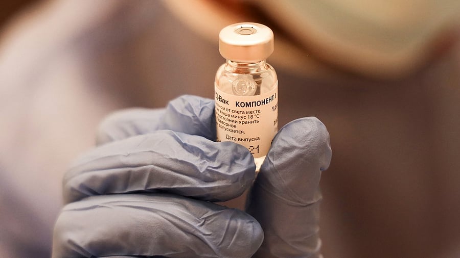 A Russian trial claims that the Sputnik-V vaccine is effective against the coronavirus's mutations. Credit: AFP File Photo