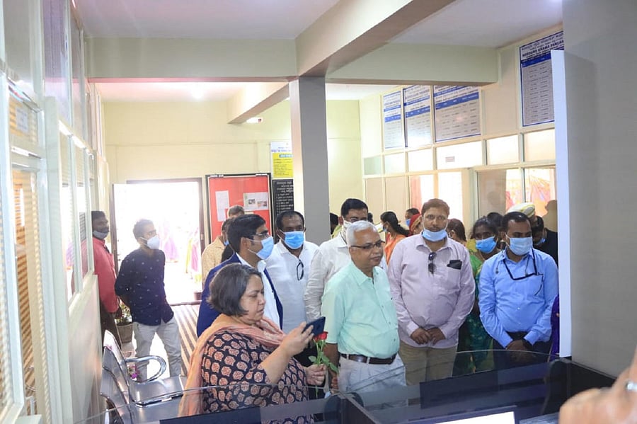 A team of officials from the Panchayat Raj department visited the Hoddur Gram Panchayat.