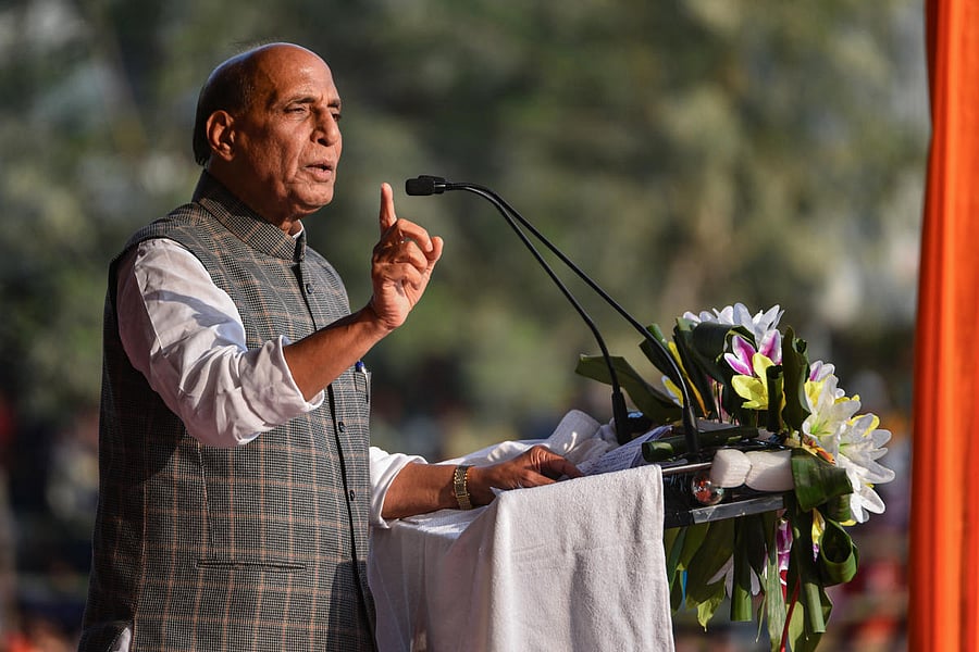 Union Defence Minister Rajnath Singh. Credit: PTI File Photo
