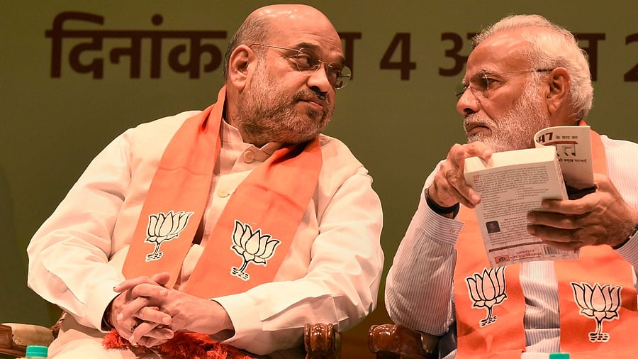 Prime Minister Narendra Modi and Home Minister Amit Shah. Credit: PTI File Photo