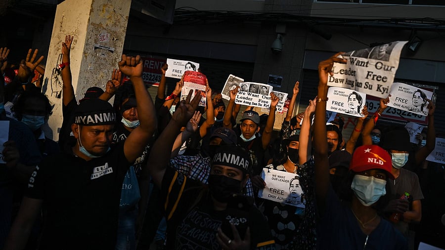 The fact that the military leadership has overturned a constitutionally-valid general election, conducted in tune with existing legal provisions, is indeed a regrettable reflection on how Myanmar’s generals view the laws of governance and jurisprudence of the country. Credit: AFP