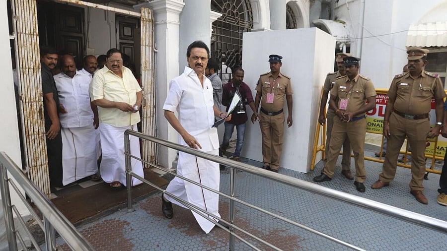 M K Stalin. Credit: PTI file photo.