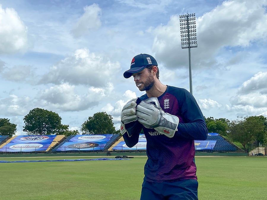 England team crickter Ben Foakes during a training session at MA Chidambaram Stadium, Chennai, Sunday, Jan. 31, 2021. Credit: ECB/PTI Photo