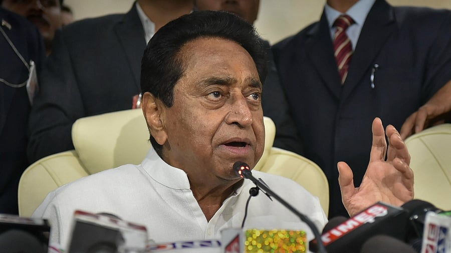 Former Madhya Pradesh CM and Congress leader Kamal Nath. Credit: PTI File Photo