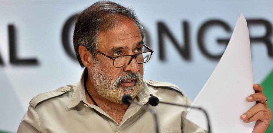 Senior Congress leader Anand Sharma. Credit: PTI file photo.