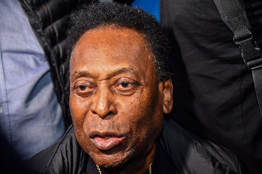 Brazilian football great Edson Arantes do Nascimento, known as Pele. Credit: AFP File Photo