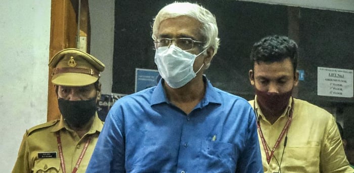 Suspended IAS officer M Sivasankar. Credit: PTI Photo