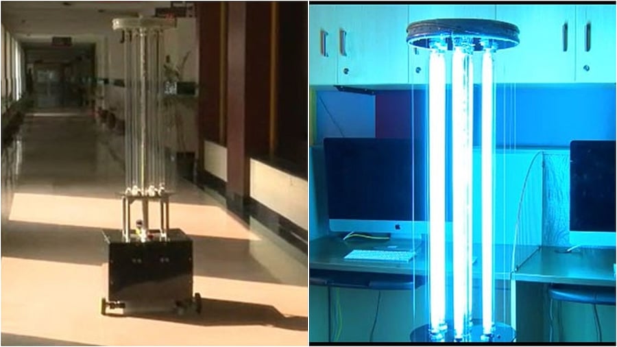 MUDRA has been specially designed to navigate autonomously on the floor without needing any extra infrastructure. Credit: mahindraecolecentrale.edu.in