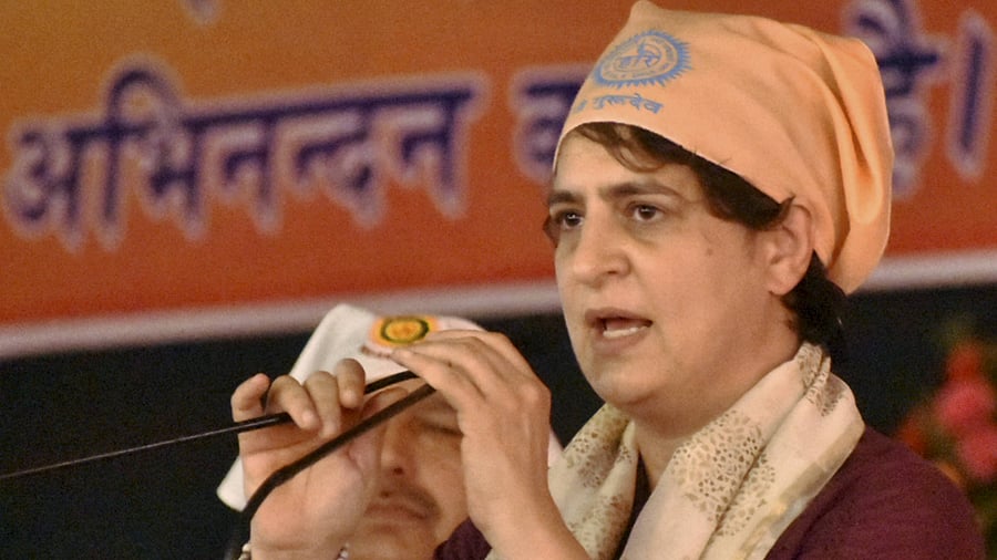 Congress leader Priyanka Gandhi. Credit: PTI Photo