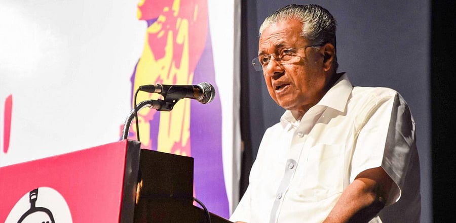 Kerala Chief Minister Pinarayi Vijayan. Credit: PTI photo.