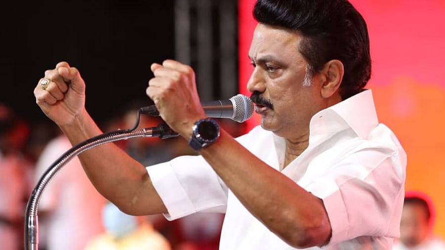 DMK President M K Stalin. Credit: Twitter/@arivalayam