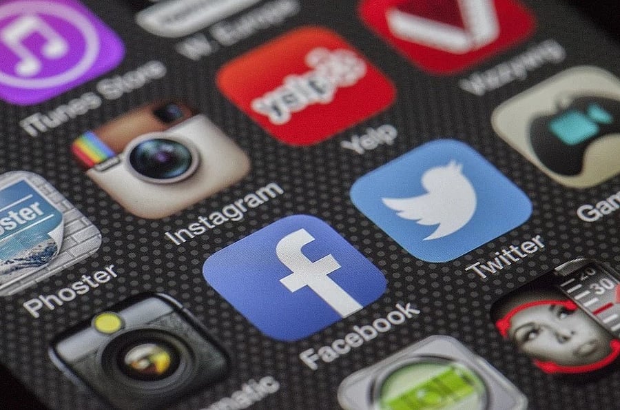 Instagram app on phone. Credit: Pixabay