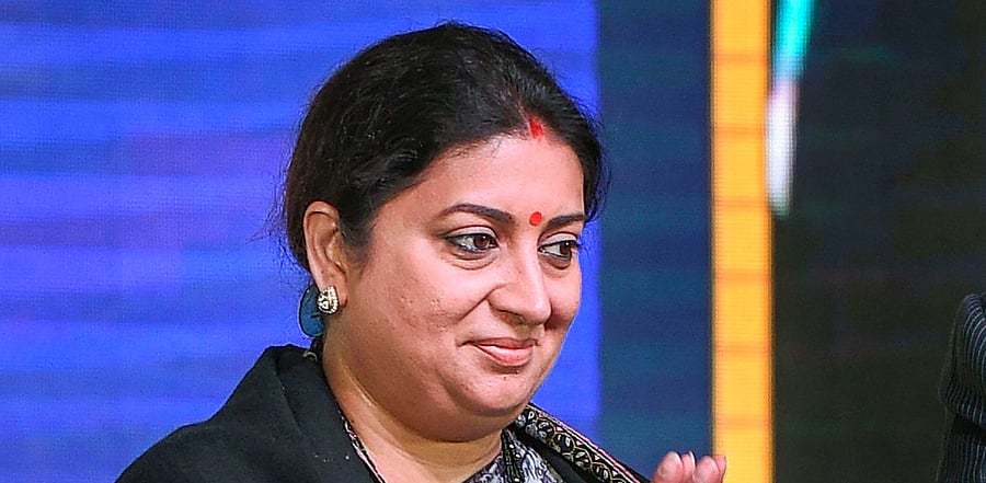 Women and Child Development Minister Smriti Irani. Credit: PTI Photo