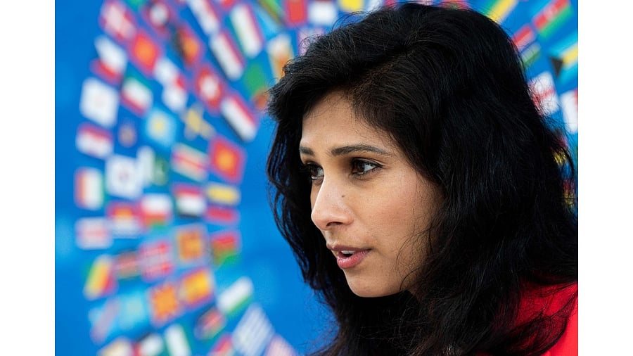 Gita Gopinath, the Chief Economist of the International Monetary Fund. Credit: AFP File Photo