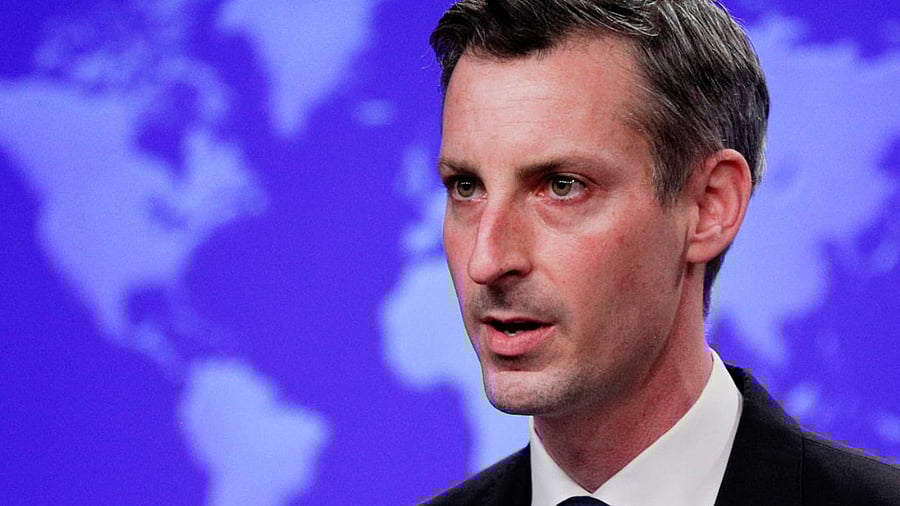 US State Department Spokesman Ned Price. Credit: Reuters Photo